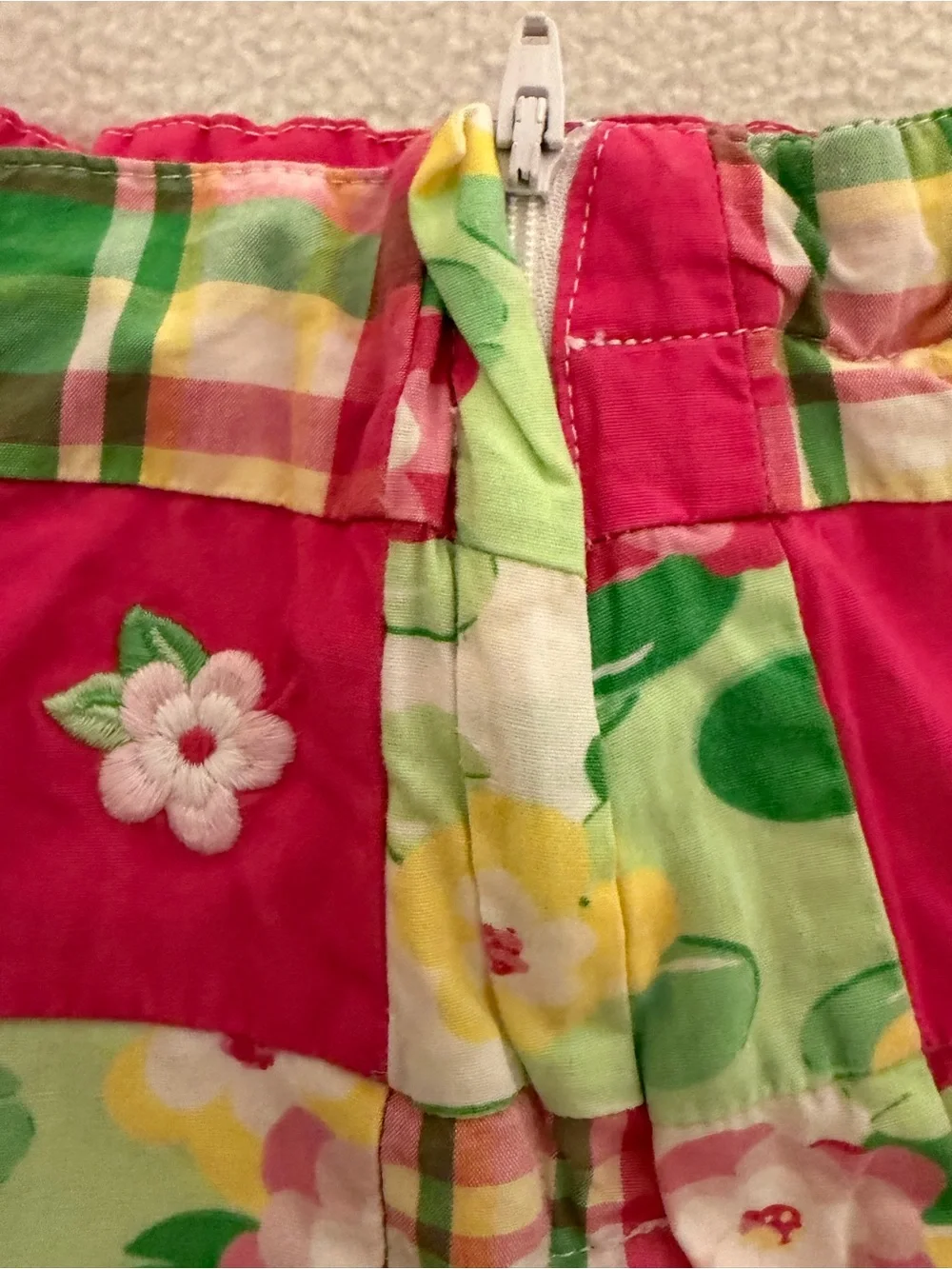 Gymboree Island Lily Patchwork Skort